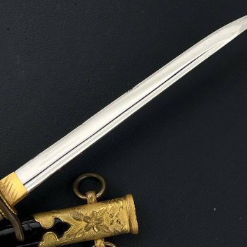 Naval Officer's Dirk, 1883     (without the flower-shaped screw)