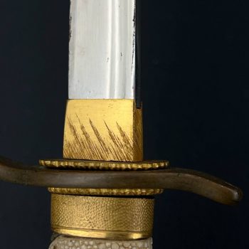 Naval Officer's Dirk, 1883     (without the flower-shaped screw)