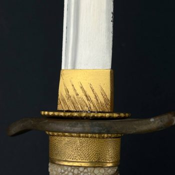 Naval Officer's Dirk, 1883     (without the flower-shaped screw)