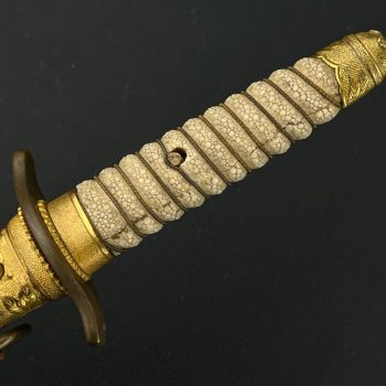Naval Officer's Dirk, 1883     (without the flower-shaped screw)