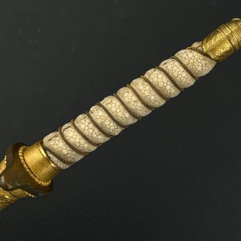 Naval Officer's Dirk, 1883     (without the flower-shaped screw)