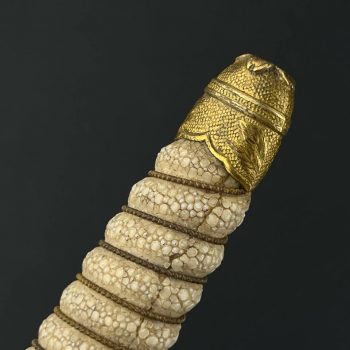 Naval Officer's Dirk, 1883     (without the flower-shaped screw)