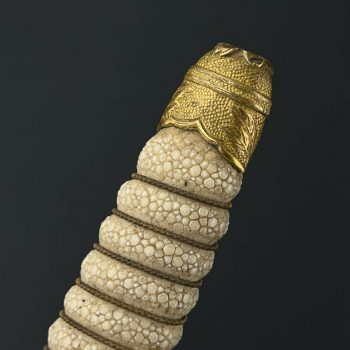 Naval Officer's Dirk, 1883     (without the flower-shaped screw)