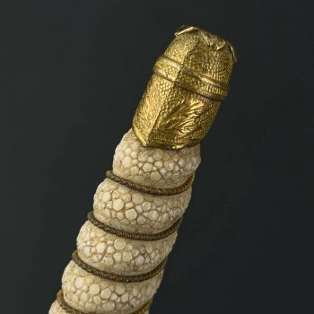 Naval Officer's Dirk, 1883     (without the flower-shaped screw)