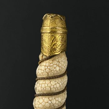 Naval Officer's Dirk, 1883     (without the flower-shaped screw)