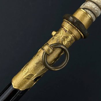 Naval Officer's Dirk, 1883     (without the flower-shaped screw)