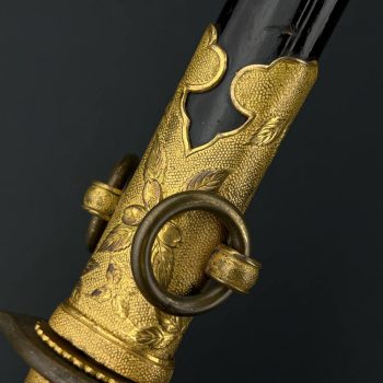 Naval Officer's Dirk, 1883     (without the flower-shaped screw)
