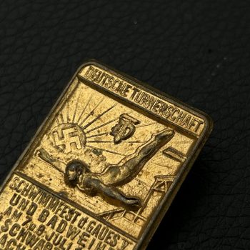      Sports Festival Badge of swimming (1935)    