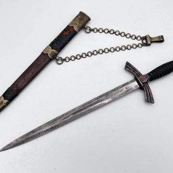 Luftwaffe Dagger, Model 1935 (nickel-silver fittings) [Carl Eickhorn] Maker's mark- Squirrel in a Double Oval (pre-1936) Affordable 