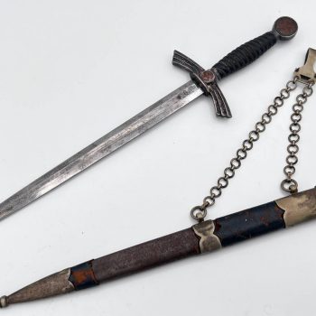 Luftwaffe Dagger, Model 1935 (nickel-silver fittings) [Carl Eickhorn] Maker's mark- Squirrel in a Double Oval (pre-1936) Affordable 