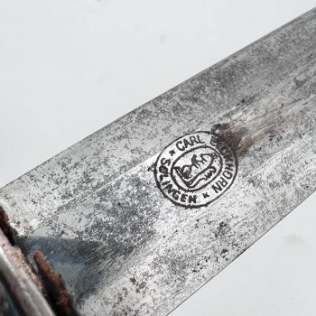 Luftwaffe Dagger, Model 1935 (nickel-silver fittings) [Carl Eickhorn] Maker's mark- Squirrel in a Double Oval (pre-1936) Affordable 
