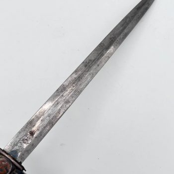 Luftwaffe Dagger, Model 1935 (nickel-silver fittings) [Carl Eickhorn] Maker's mark- Squirrel in a Double Oval (pre-1936) Affordable 