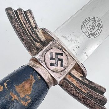 DLV/NSFK Dagger, Model 1937 (nickel-silver fittings) [Josef Münch Brotterode]  Affordable 