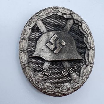 Wound Badge 1939 (second type) in silver [Klein & Quenzer A.G.] Solid