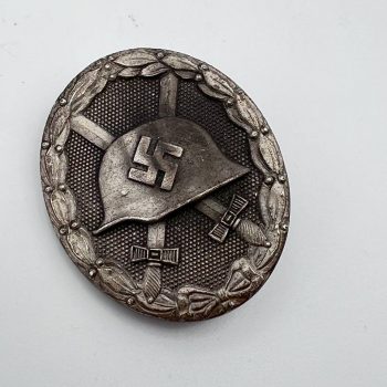 Wound Badge 1939 (second type) in silver [Klein & Quenzer A.G.] Solid