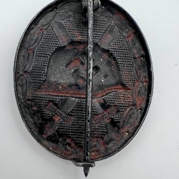Wound Badge 1939 (second type) in black [Overhoff & Cie.] Counter-relief Integrated fittings