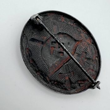 Wound Badge 1939 (second type) in black [Overhoff & Cie.] Counter-relief Integrated fittings