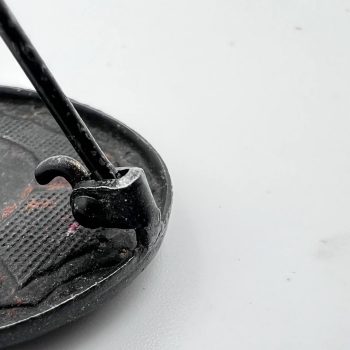 Wound Badge 1939 (second type) in black [Overhoff & Cie.] Counter-relief Integrated fittings