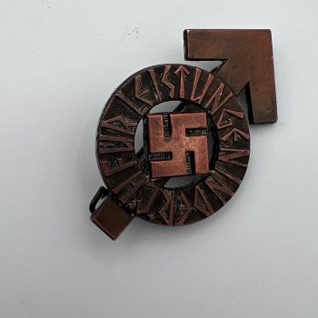   Sport Badge of HJ model 1934 in bronze    [WÄCHTLER & LANGE]  RZM code: M1/35 Numbered - 155951