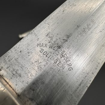 SA Service Dagger (Early type) [Waffenfabrik Max Weyersberg] Manufacturer's stamp 