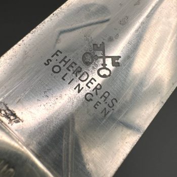 SA Service Dagger (Early type) [F.HERDER] Manufacturer's stamp 