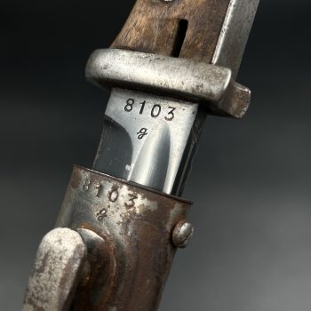 Mauser rifle bayonet (1934-1945) 1940 - E.u.F Hörster 40 [E.u.F Hörster]  Matching numbers