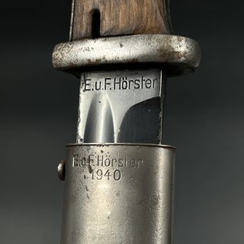 Mauser rifle bayonet (1934-1945) 1940 - E.u.F Hörster 40 [E.u.F Hörster]  Matching numbers