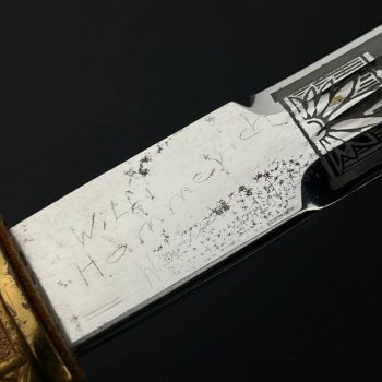Naval dagger, Model 1938  [Carl Eickhorn]   Personalization