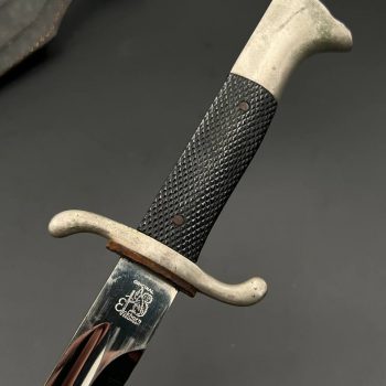 Parade dagger of the fire brigade, 1933 model standard blade [Carl Eickhorn]   Double brand mark