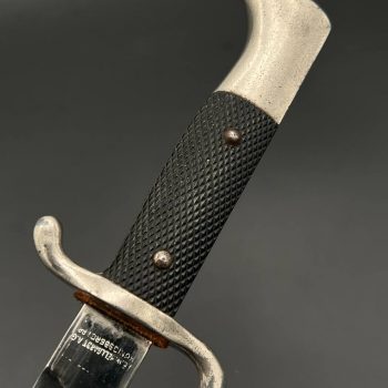 Parade dagger of the fire brigade, 1933 model standard blade [Hellgardt A.G.] Brand mark  