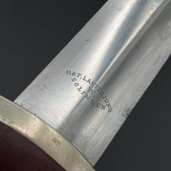 SA Service Dagger (Early type) [H.& F. Lauterjung] Manufacturer's stamp 