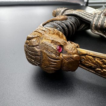 Officer sword of Third Reich Puma Head [E.P.&S.]   