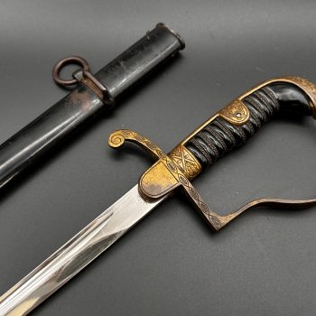 Officer sword of Third Reich  [Coppel Alexander {Alcoso} Solingen]   Handcrafted hilt