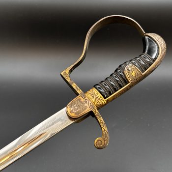 Officer sword of Third Reich  [Coppel Alexander {Alcoso} Solingen]   Handcrafted hilt
