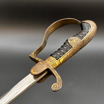 Officer sword of Third Reich  [Coppel Alexander {Alcoso} Solingen]   Handcrafted hilt