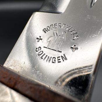 Parade dagger of the fire brigade, 1933 model standard blade [Robert Klaas] Brand mark Mint 