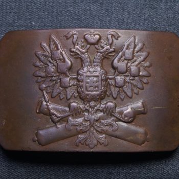 Buckle of the rank-and-file personnel of artillery units    