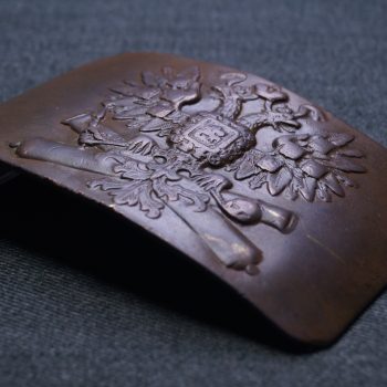 Buckle of the rank-and-file personnel of artillery units    
