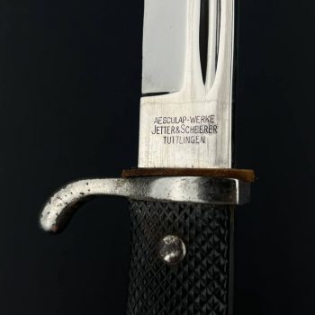 NCO Dress Bayonet, 1933–1945  [AESCULAP-WERKE JETTER&SCHEERER TUTTLINGEN]  Double brand mark