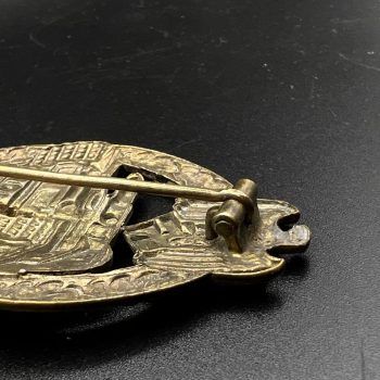 Panzer Badge in bronze [F. W. Assmann & Söhne] Counter-relief    