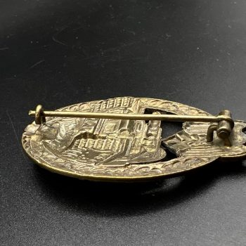 Panzer Badge in bronze [F. W. Assmann & Söhne] Counter-relief    
