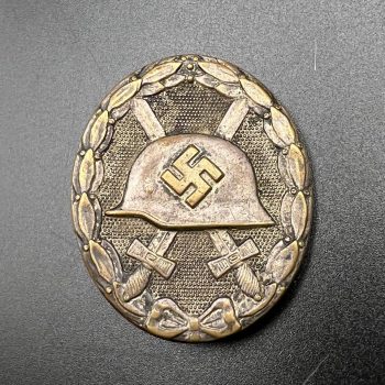 Wound Badge 1939 (second type) in silver   Buntmetall   