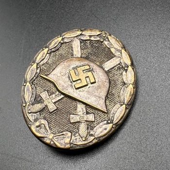 Wound Badge 1939 (second type) in silver   Buntmetall   