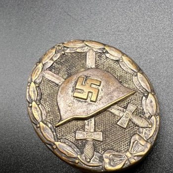 Wound Badge 1939 (second type) in silver   Buntmetall   