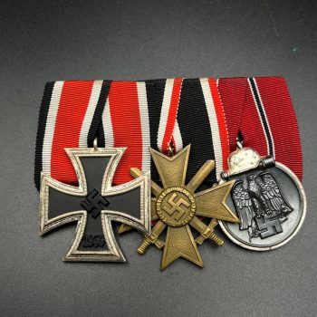 Medal bar for three awards traditional German style  Third Reich