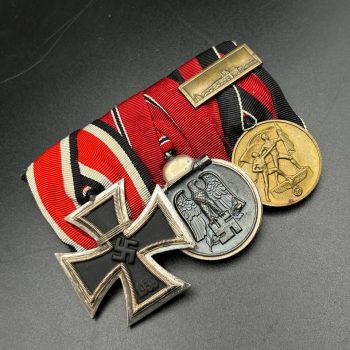 Medal bar for three awards traditional German style  Third Reich