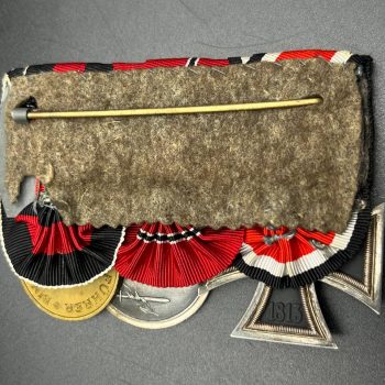 Medal bar for three awards traditional German style  Third Reich