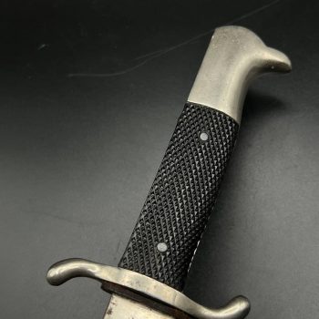 Parade dagger of the fire brigade, 1933 model saw back [Georg Rieder] Brand mark  Numbered