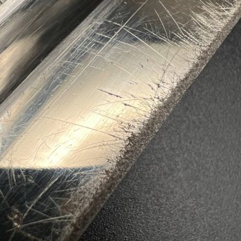 Parade dagger of the fire brigade, 1933 model saw back [Georg Rieder] Brand mark  Numbered