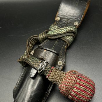 Parade dagger of the fire brigade, 1933 model saw back [Georg Rieder] Brand mark  Numbered